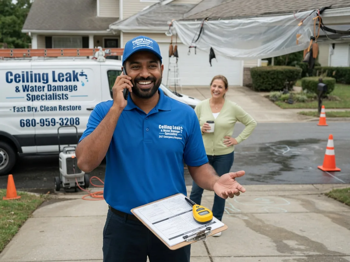 Ceiling Leak Cleanup Stockton, IA FAQs